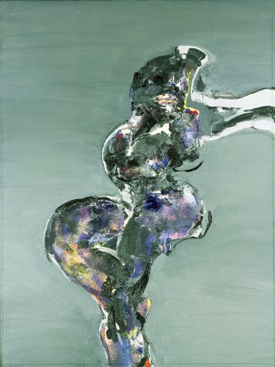 Seated nude, 1979 by Stephen Finer